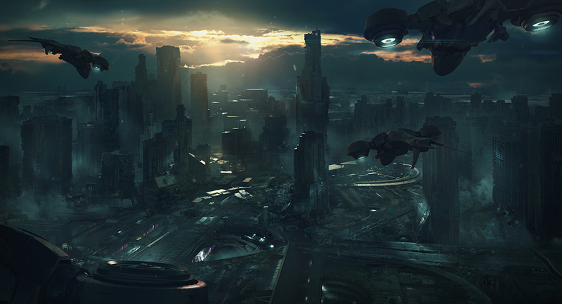 Illustration for article titled Brand New Terminator Concept Art Shows How Skynet Will Destroy Your City